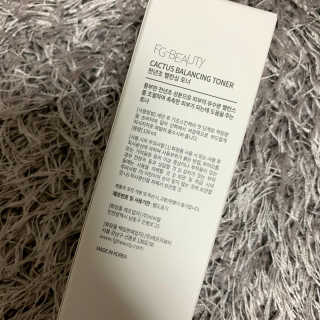 FGBEAUTY Cactus Balancing Toner 켁터스 밸런싱 토너 — 5점을 준 리뷰어가 2020년 7월 올린 사용 사진