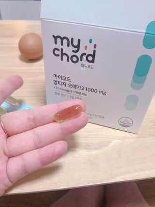 JW중외제약 마이코드 알티지 오메가3 1000 mg — 4.5점을 준 리뷰어가 2020년 8월 올린 사용 사진