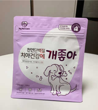 My Pet Care 천연단백질 치아건강에 개좋아 — 5점을 준 리뷰어가 2020년 11월 올린 사용 사진
