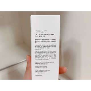 FGBEAUTY Cactus Balancing Toner 켁터스 밸런싱 토너 — 5점을 준 리뷰어가 2020년 7월 올린 사용 사진