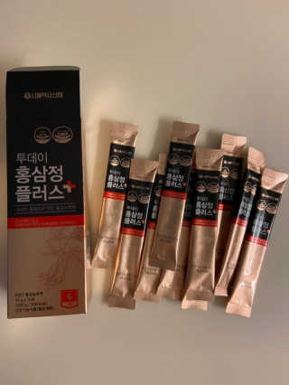 서울약사신협_투데이홍삼정플러스스틱_10g x 30포 — 5점을 준 리뷰어가 2020년 11월 올린 사용 사진