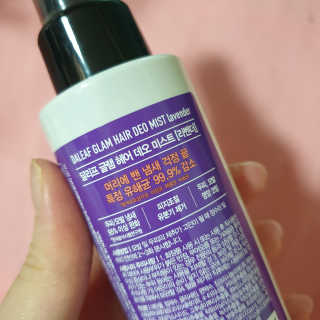 달리프 글램 헤어 데오미스트 100ml 라벤더 or 플라워 — 5점을 준 리뷰어가 2020년 12월 올린 사용 사진