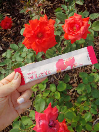 365더건강 에버뷰티 석류콜라겐 젤리 — 5점을 준 리뷰어가 2020년 7월 올린 사용 사진