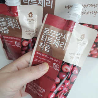 자연에온 몽모랑시 타트체리 착즙 100mL 10개입 2BOX — 5점을 준 리뷰어가 2020년 11월 올린 사용 사진