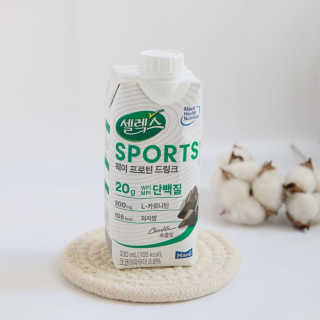 셀렉스스포츠 셀렉스 스포츠 드링크 초콜릿 _ 330ml x 12팩 — 5점을 준 리뷰어가 2020년 10월 올린 사용 사진