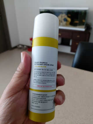 달리프 클로렐라 베러 루트 쿨링 스프레이 100ml — 5점을 준 리뷰어가 2020년 8월 올린 사용 사진