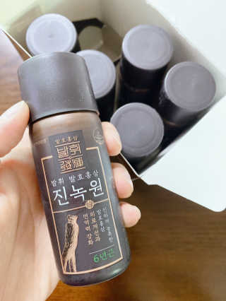 한국야쿠르트 발휘 발효홍삼 진녹綠원 — 5점을 준 리뷰어가 2020년 11월 올린 사용 사진