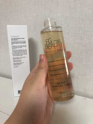 FGBEAUTY Cactus Balancing Toner 켁터스 밸런싱 토너 — 5점을 준 리뷰어가 2020년 7월 올린 사용 사진