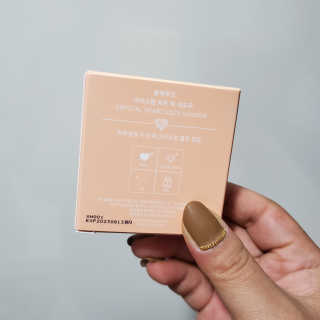 [블랙루즈] 크리스탈 하트 락 섀도우 4종 중 택1 — 5점을 준 리뷰어가 2020년 9월 올린 사용 사진