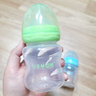 유비맘 신생아젖병 120ml 트리플팩_ 젖꼭지 포함 — 5점을 준 리뷰어가 2020년 6월 올린 사용 사진