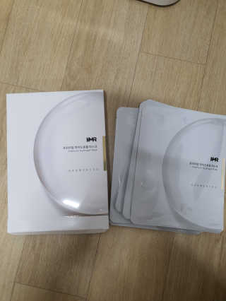 한미려 프리미엄 하이드로겔 마스크 — 5점을 준 리뷰어가 2020년 7월 올린 사용 사진