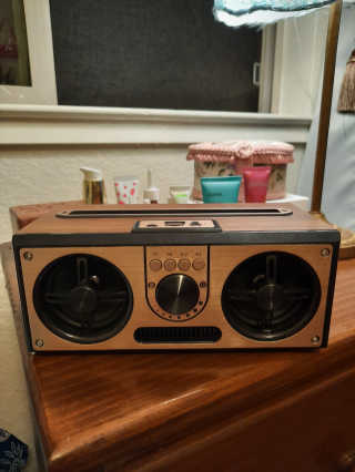 SEVIZ RETRO20W 레트로 블루투스 스피커 — 5점을 준 리뷰어가 2020년 6월 올린 사용 사진
