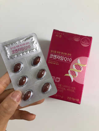 건강한약속 바른 바른 코엔자임Q10 — 5점을 준 리뷰어가 2020년 5월 올린 사용 사진