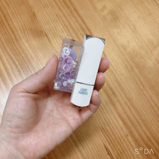 꼬메맘마 네이처 달리아핑크 립컬러 — 5점을 준 리뷰어가 2020년 4월 올린 사용 사진