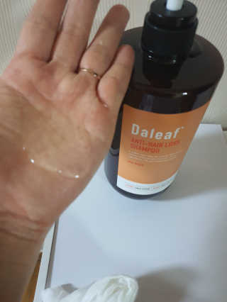 달리프 진저 베러 퍼퓸 탈모 완화 샴푸 1000ml 향 3종 — 5점을 준 리뷰어가 2020년 5월 올린 사용 사진