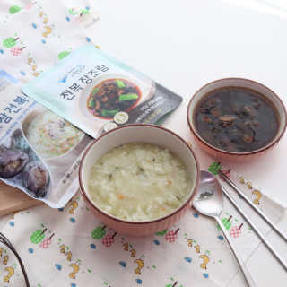 바다는다웰빙이다 완도사랑 전복죽 250g - 2팩 + 전복장조림 2팩 — 5점을 준 리뷰어가 2020년 9월 올린 사용 사진