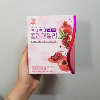 헬스업_쁘띠쁘띠석류콜라겐젤리_20g x 14포 — 5점을 준 리뷰어가 2020년 8월 올린 사용 사진