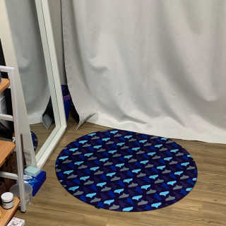 린백 LB102R 원형 러그/카페트/매트 — 5점을 준 리뷰어가 2020년 5월 올린 사용 사진