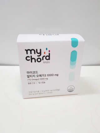 JW중외제약 마이코드 알티지 오메가3 1000 mg — 5점을 준 리뷰어가 2020년 8월 올린 사용 사진