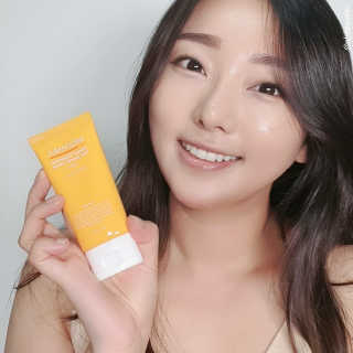 미구하라 내추럴 화이트닝 선 가드 크림 오리진 — 5점을 준 리뷰어가 2020년 9월 올린 사용 사진