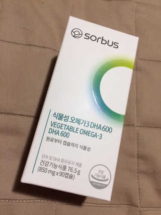 소버스 식물성 오메가3 DHA 600 — 5점을 준 리뷰어가 2020년 4월 올린 사용 사진