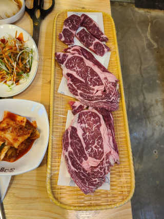 [마켓정 정육식당] 4만원 이용권 — 5점을 준 리뷰어가 2020년 10월 올린 사용 사진