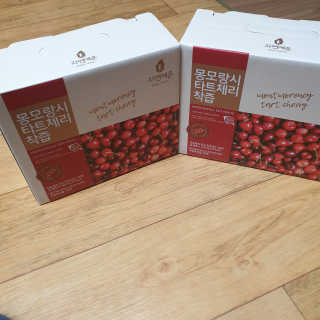자연에온 몽모랑시 타트체리 착즙 100mL 10개입 2BOX — 5점을 준 리뷰어가 2020년 11월 올린 사용 사진