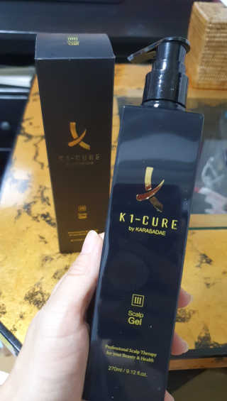 [두피헤어 트리트먼트] 케이원큐어 스켈프 젤 270ml — 4점을 준 리뷰어가 2020년 9월 올린 사용 사진