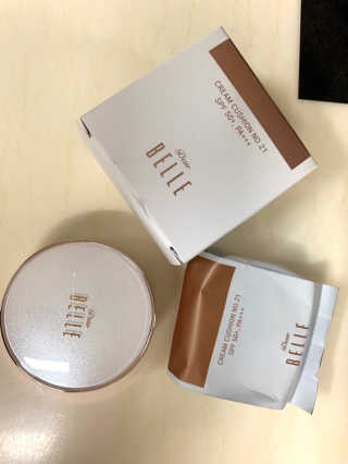 디어벨르 크림쿠션 DEAR BELLE CREAM COUSION — 5점을 준 리뷰어가 2020년 8월 올린 사용 사진