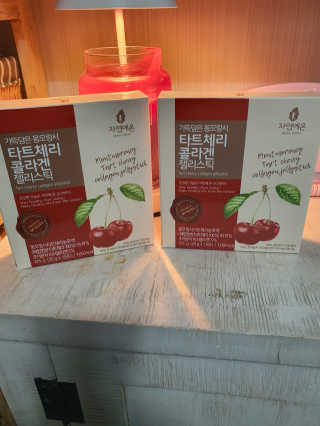 자연에온 가득담은 몽모랑시 타트체리 콜라겐 젤리스틱 — 5점을 준 리뷰어가 2020년 12월 올린 사용 사진