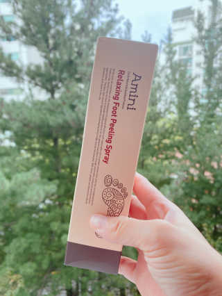 아미니 릴렉싱 풋 필링 스프레이 — 5점을 준 리뷰어가 2020년 9월 올린 사용 사진