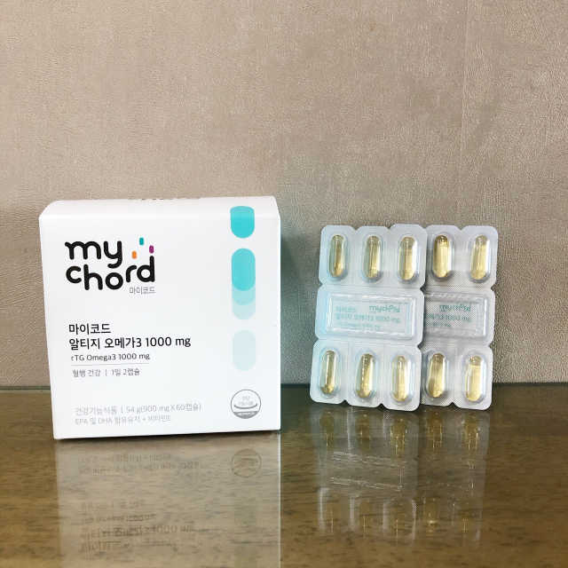 마이코드 알티지 오메가3 1000 mg 리뷰 사진