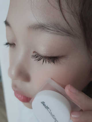 셀프코딩 밀키웨이 스프레드 글리터 밤 — 5점을 준 리뷰어가 2020년 7월 올린 사용 사진