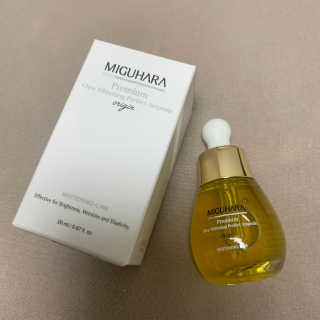 미구하라 프리미엄 울트라 화이트닝 퍼펙트 앰플 오리진  20ml — 5점을 준 리뷰어가 2020년 4월 올린 사용 사진