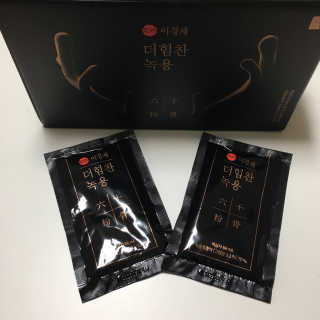 [시즌6] 이경제 더힘찬녹용 1개월분 — 5점을 준 리뷰어가 2020년 7월 올린 사용 사진