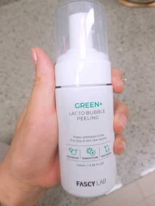 파시랩 그린 플러스 락토 버블 필링 — 5점을 준 리뷰어가 2020년 11월 올린 사용 사진