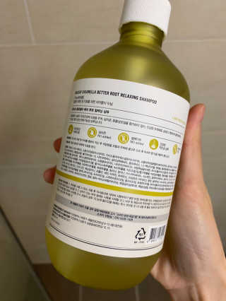 달리프 클로렐라 베러 루트 릴렉싱 샴푸 500ml — 5점을 준 리뷰어가 2020년 12월 올린 사용 사진