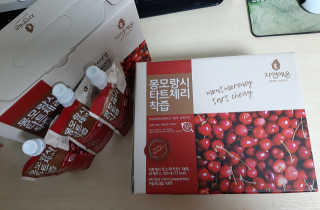 자연에온 몽모랑시 타트체리 착즙 100mL 10개입 2BOX — 5점을 준 리뷰어가 2020년 12월 올린 사용 사진