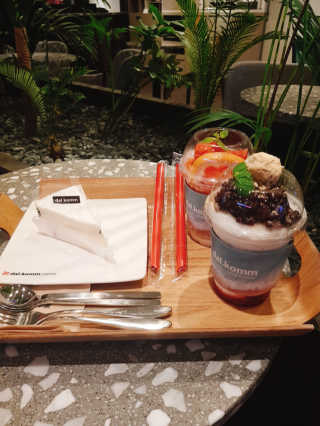달콤커피경희의료원점 [달콤커피 경희의료원점] 달콤커피 컵빙수세트 — 4점을 준 리뷰어가 2020년 8월 올린 사용 사진