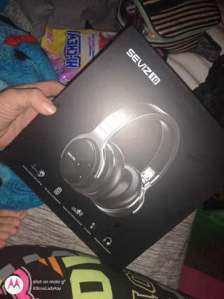 SEVIZ Bluetooth Headphones 10 3color — 5점을 준 리뷰어가 2020년 5월 올린 사용 사진