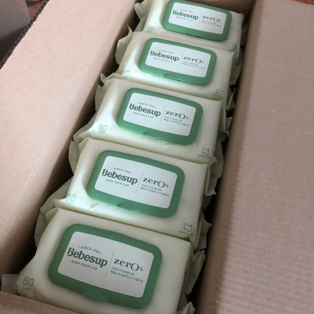 베베숲 제로 물티슈 리뷰 사진