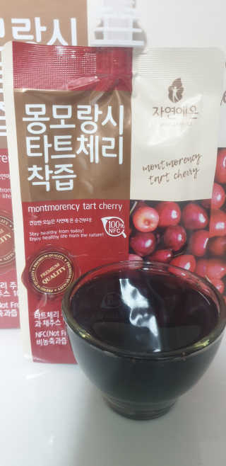 자연에온 몽모랑시 타트체리 착즙 100mL 10개입 2BOX — 5점을 준 리뷰어가 2020년 10월 올린 사용 사진