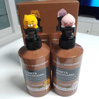 KUNDAL [쿤달 X 카카오프렌즈] 샴푸/트리트먼트 500ml 2구 세트 — 5점을 준 리뷰어가 2020년 11월 올린 사용 사진
