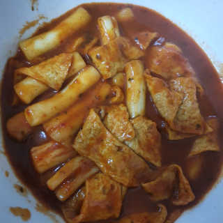 화곡미담 옛날 떡볶이 — 5점을 준 리뷰어가 2020년 4월 올린 사용 사진
