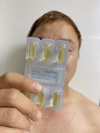 JW중외제약 마이코드 알티지 오메가3 1000 mg — 5점을 준 리뷰어가 2020년 9월 올린 사용 사진