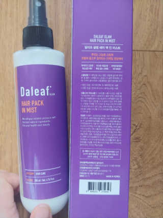 달리프 글램 헤어팩 인미스트 200ml — 5점을 준 리뷰어가 2020년 12월 올린 사용 사진
