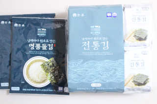 한촌몰 바다공작소 전통김_명품돌김세트 — 4점을 준 리뷰어가 2020년 10월 올린 사용 사진