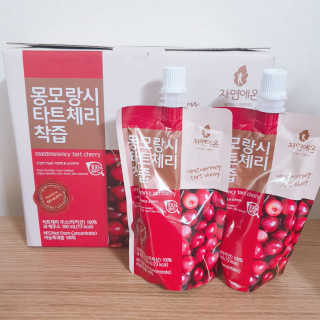 자연에온 몽모랑시 타트체리 착즙 100mL 10개입 2BOX — 5점을 준 리뷰어가 2020년 10월 올린 사용 사진