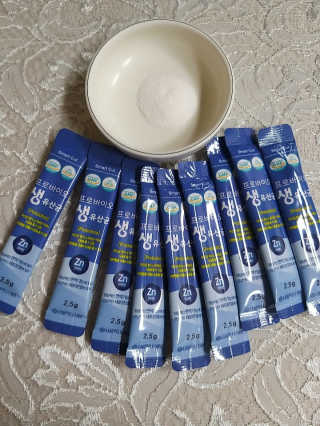 서울약사신협_프로바이오생유산균_2.5G x 100포 — 5점을 준 리뷰어가 2020년 8월 올린 사용 사진