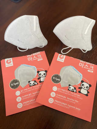 SOOMLAB Mask Kids - Airbon — 5점을 준 리뷰어가 2020년 9월 올린 사용 사진